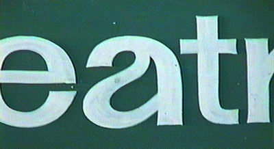deformed hand-drawn Helvetica a close-up
