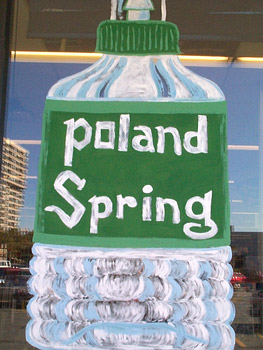 Poland Spring bottle