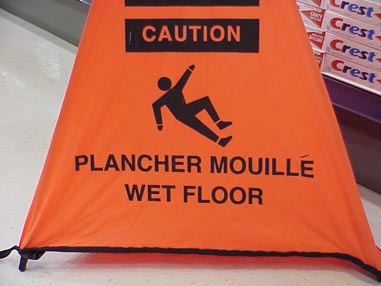 Wet floor sign #907
