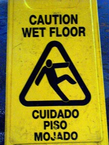 Wet floor sign #990509