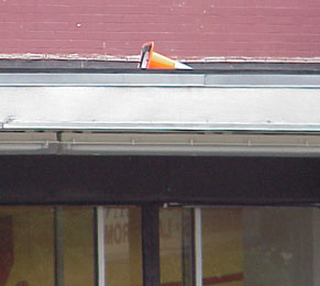 Cone on roof