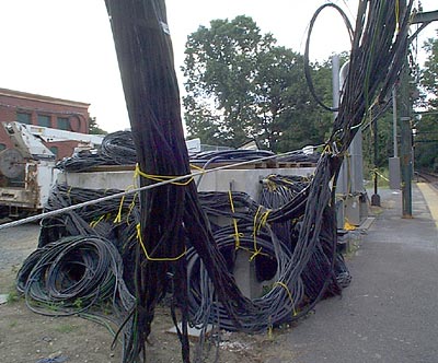 enormous pile of cables